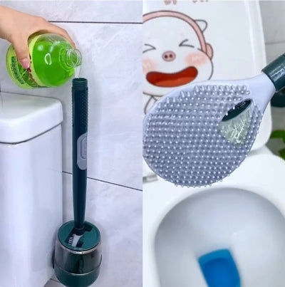 Elimina Batteri e Problemi di Pulizia con la nuova spazzola per WC in Silicone!