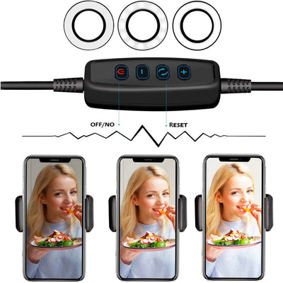 Selfie Ring - Luce selfie con supporto per telefono