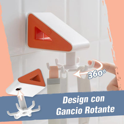 Cory - Organizer rotante per cucina e bagno set da 4