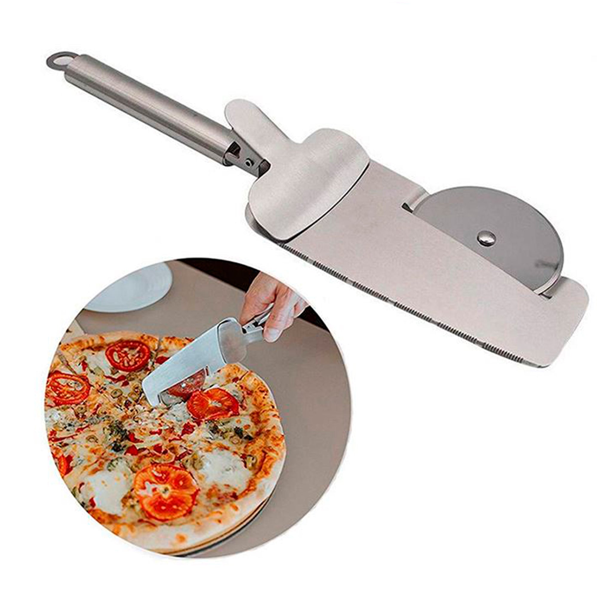 Pizza cutter - Rotella taglia pizza 4 in 1 - BRICO EXPRESS