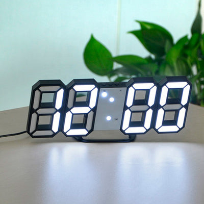 3D Wall Clock - Sveglia LED di design