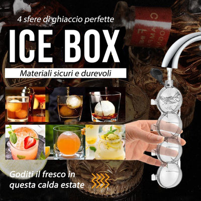 ice box, stampi forma-ghiaccio creativi. 2 pz tuoi a soli..