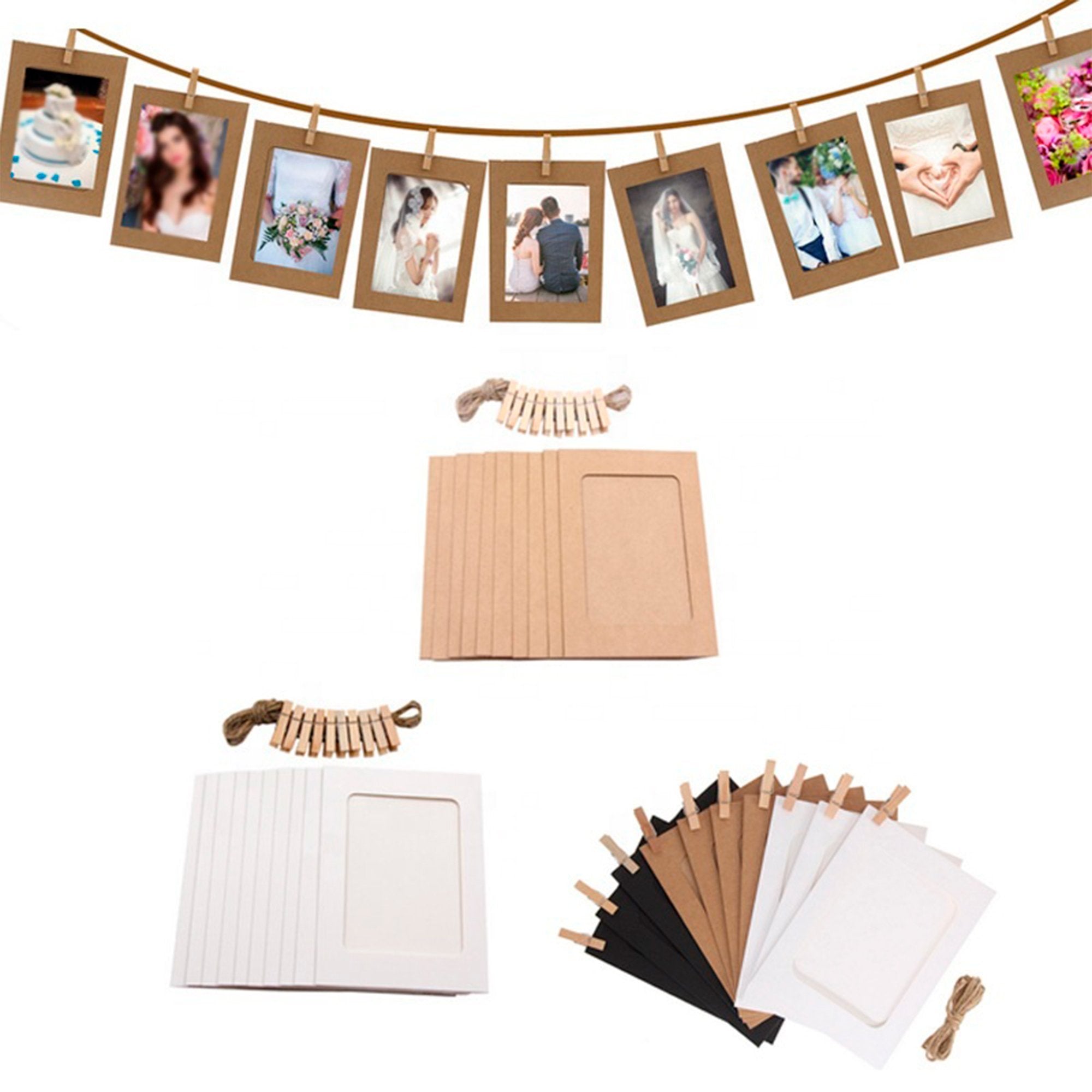 Cartellini Prezzi GZjiyu 20 Pezzi Memo Clip, Vertical Portafoto Con Mollette, Segnaposto Con Molletta Portafoto Per Casa, Ufficio, Festa, Ristorante, Negozi E Matrimonio Segnaposto Comunione